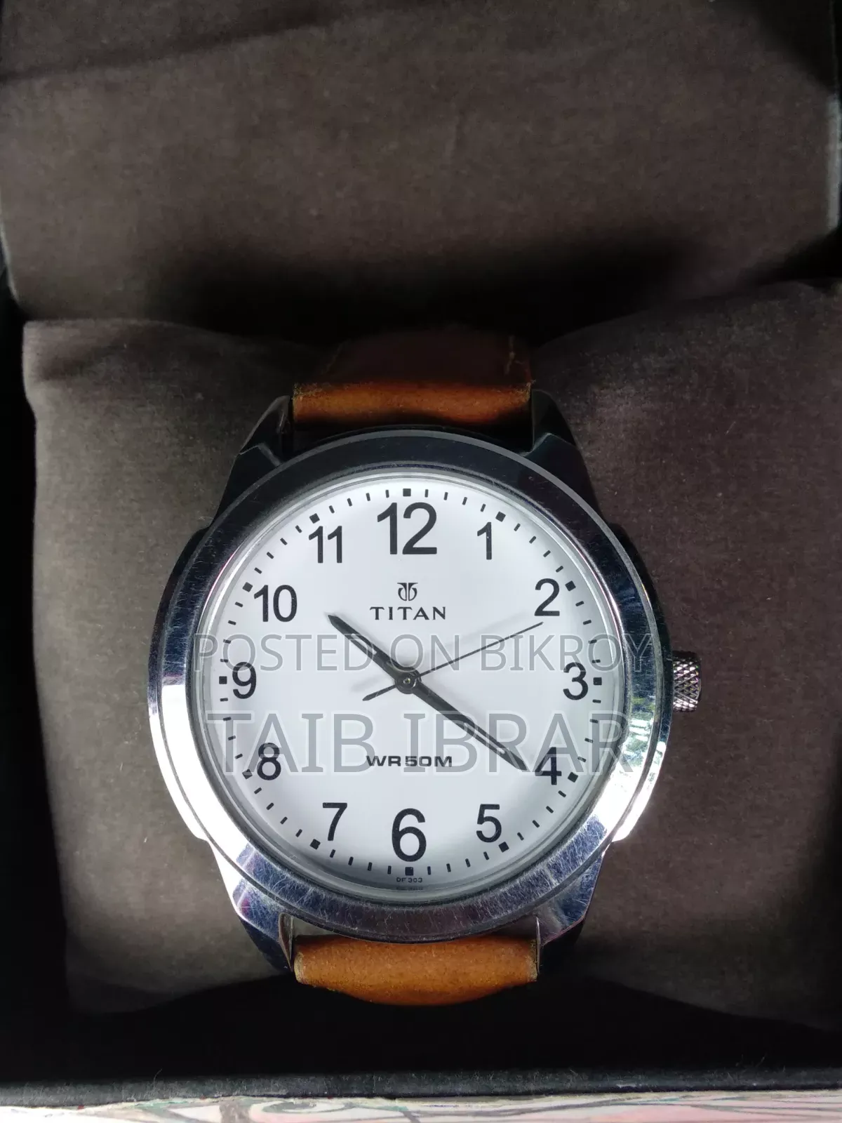 Titan Stainless Steel Watch (Box Warranty Card Available)