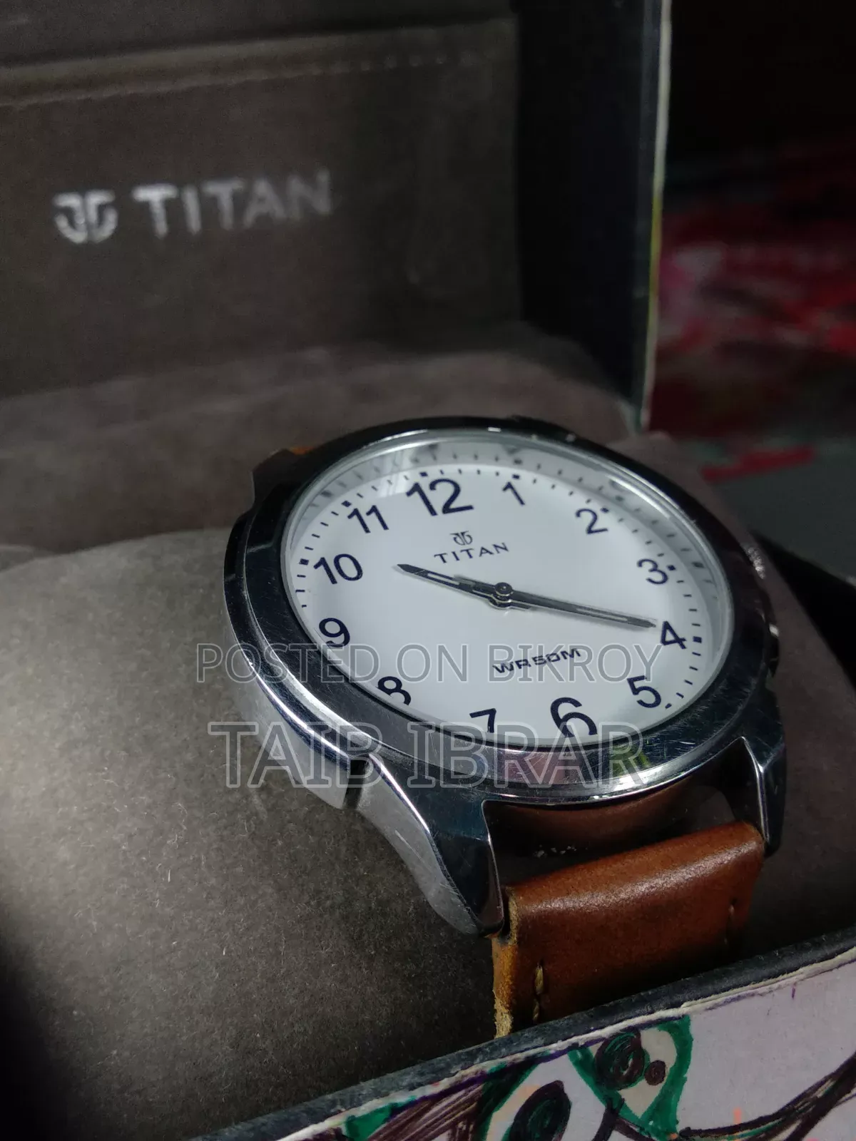 Titan Stainless Steel Watch (Box Warranty Card Available)