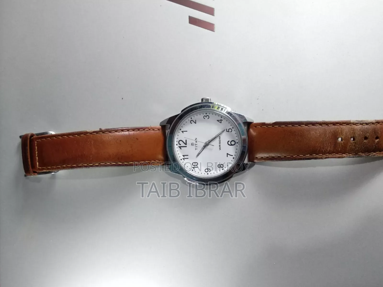 Titan Stainless Steel Watch (Box Warranty Card Available)