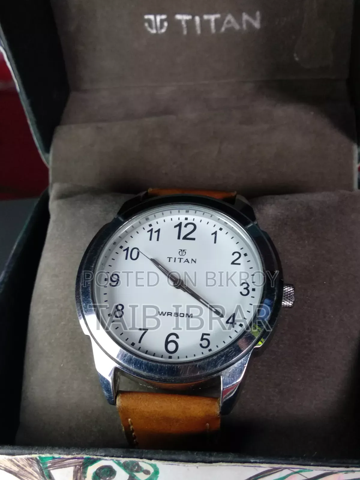 Titan Stainless Steel Watch (Box Warranty Card Available)