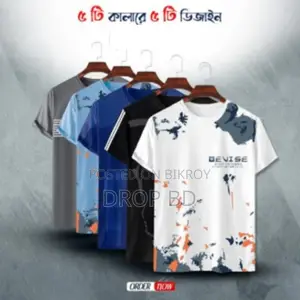স্টাইলিশ/কমফর্টেবল স্পোর্টস টি-শার্ট ৫ পিস কম্বো - এম
Sku: D1022