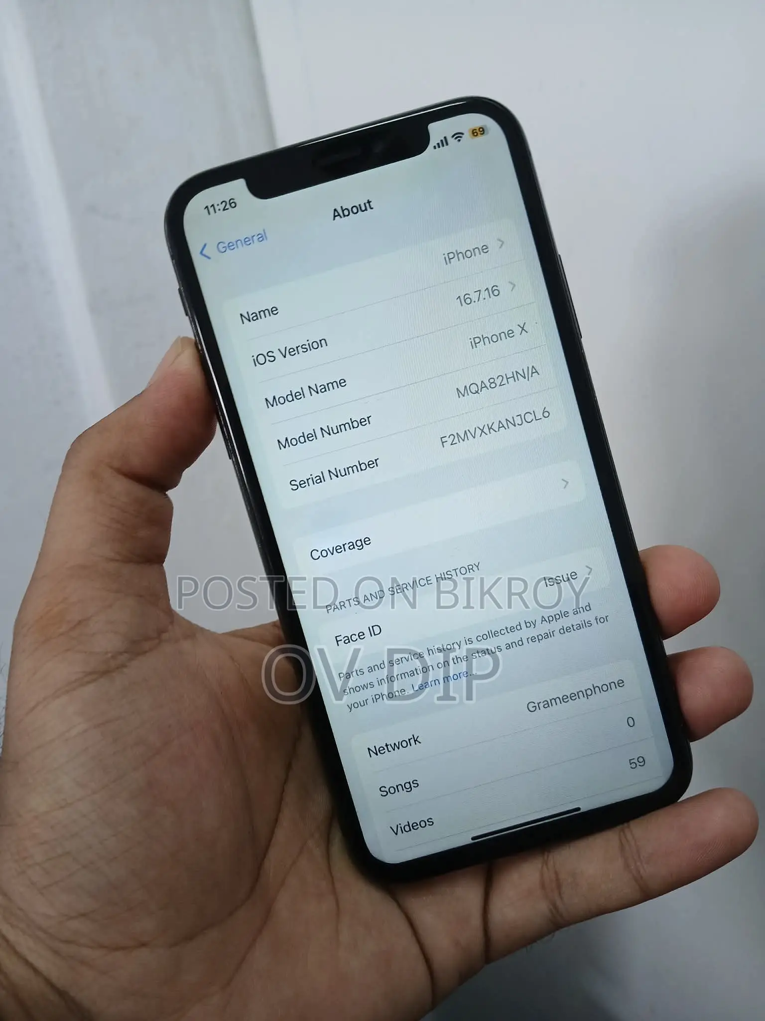 Apple iPhone X 256 GB Black