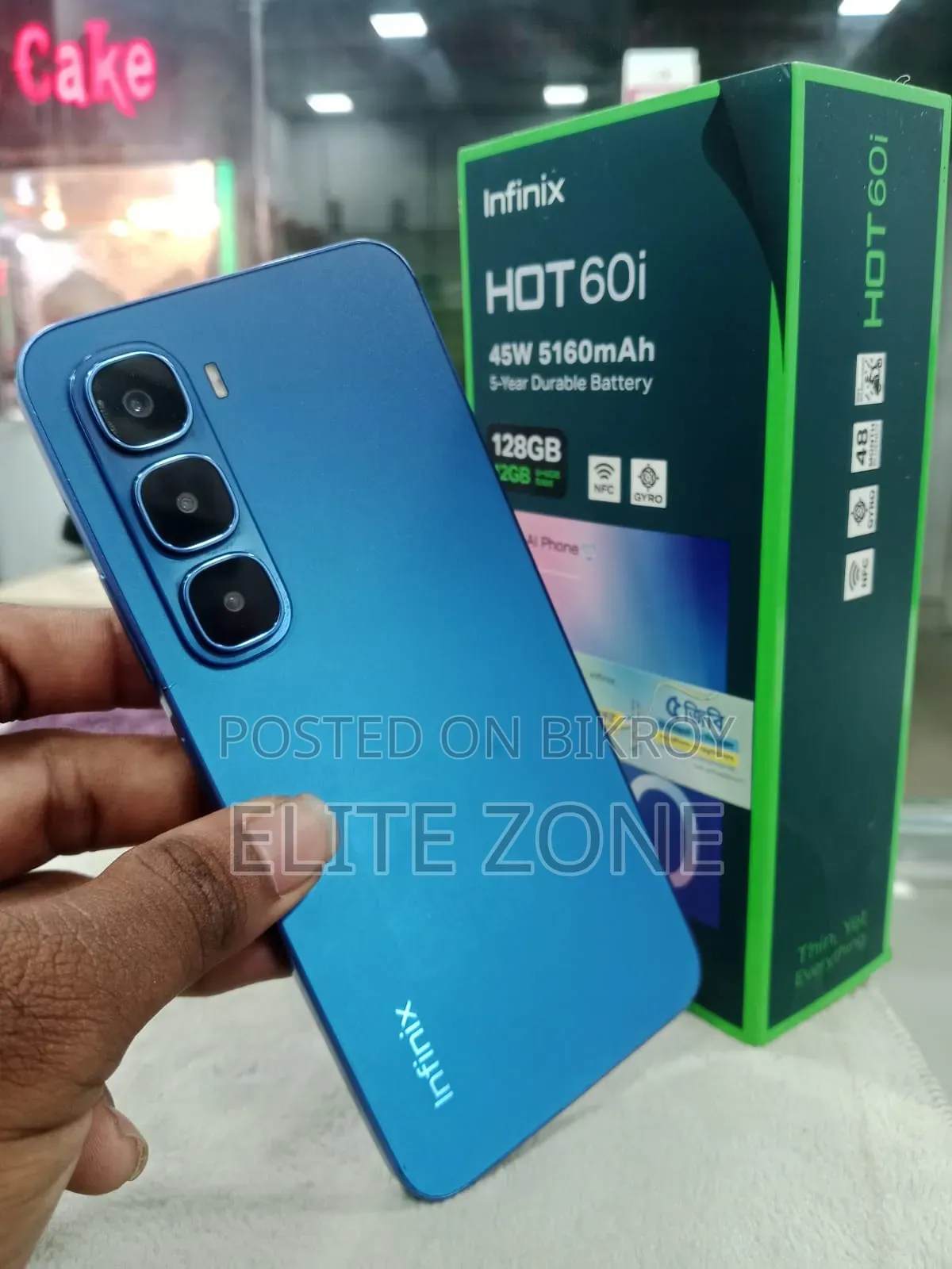 ইনফিনিক্স হট ৬০আই ১২৮ জিবি ব্লু