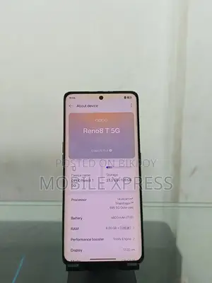 অপো রেনো ৮টি ১২৮ জিবি রূপালী