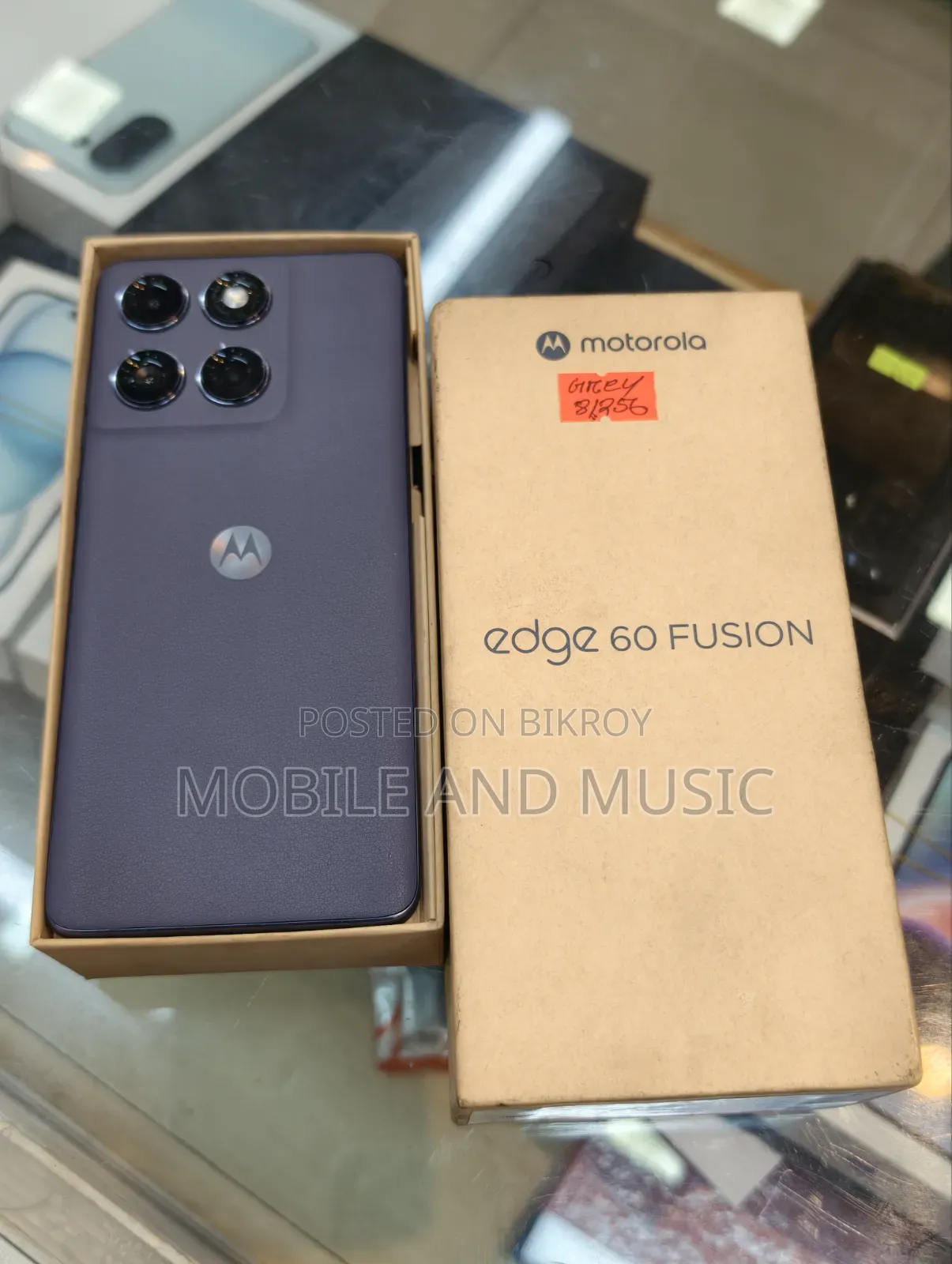 মটোরোলা এজ ৬০ ফিউশন ২৫৬ জিবি গ্রে