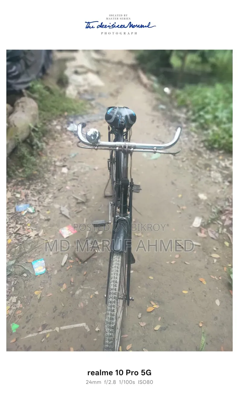 Bicycle for Sale Black color, thick tiresAll ok, running