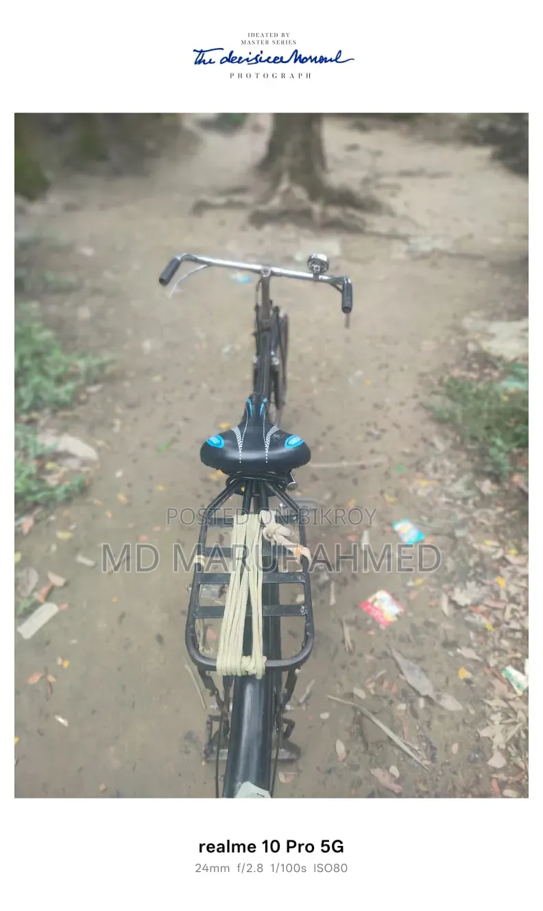 Bicycle for Sale Black color, thick tiresAll ok, running