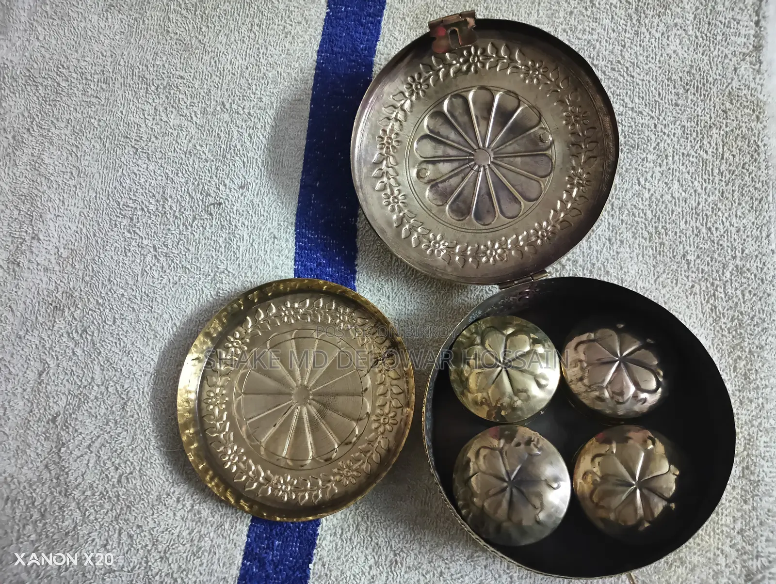 New Brass Betel Leaf Holder, Price Only- Taka, Medium Size