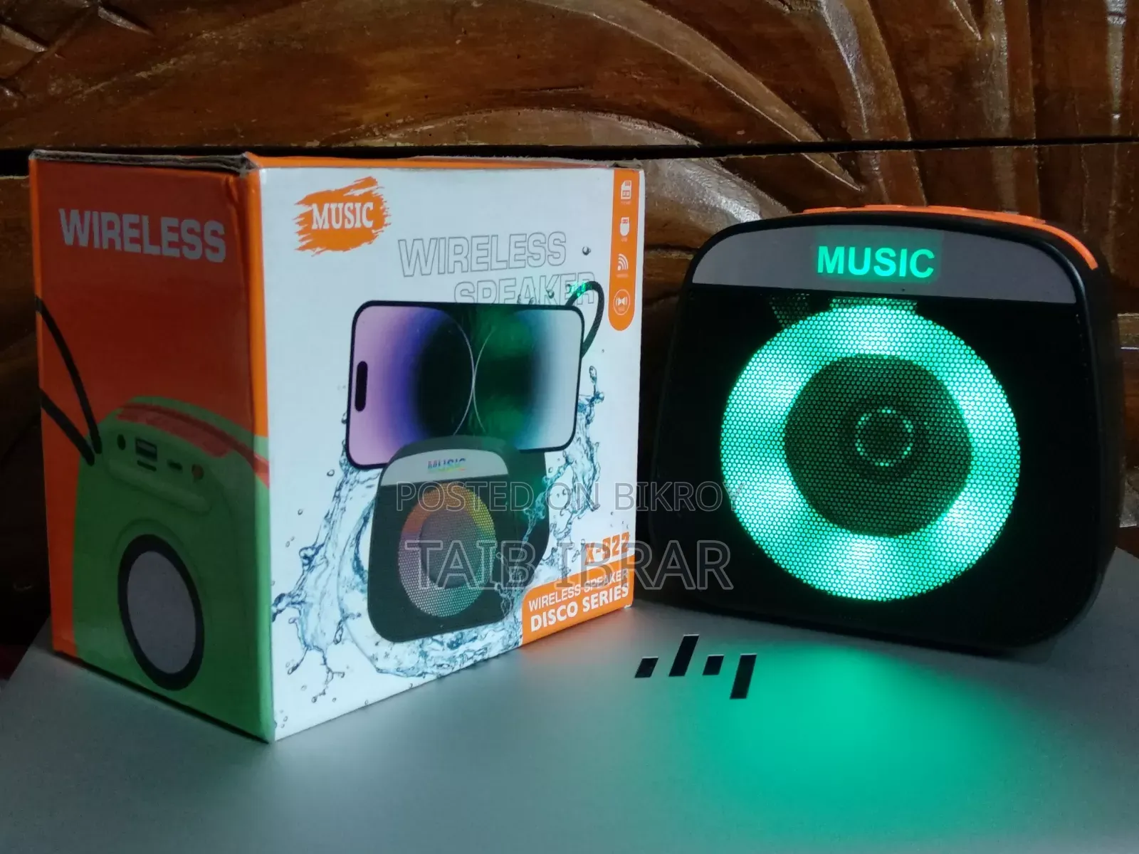 Portable Wireless Bluetooth Speaker With RGB LED Light (Model: X-922)
