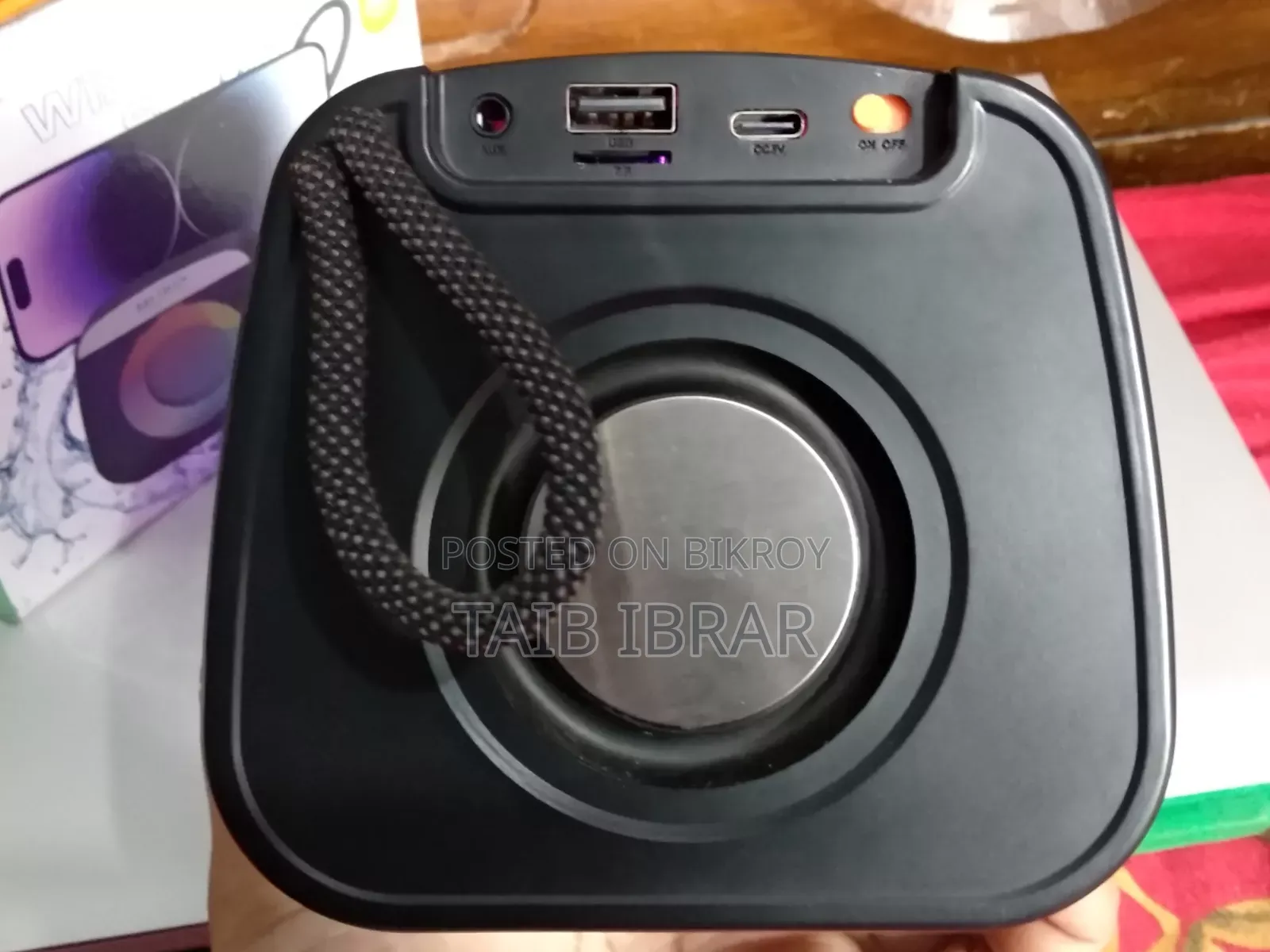 Portable Wireless Bluetooth Speaker With RGB LED Light (Model: X-922)