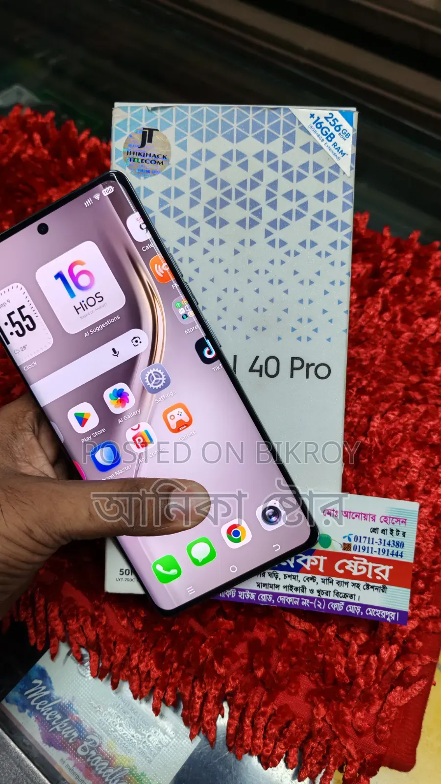 Tecno Camon 40 Pro 4G 256 GB Black