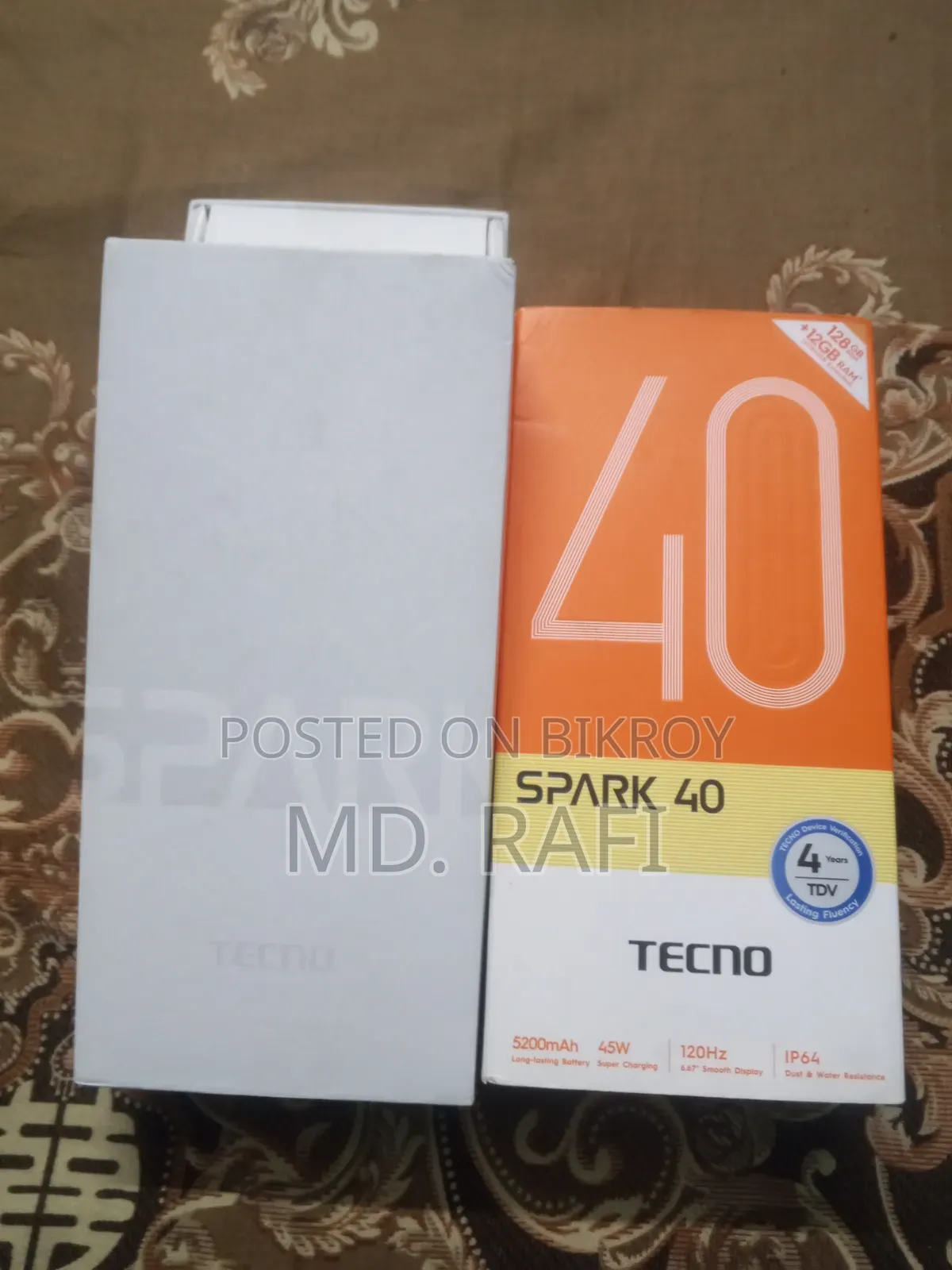 Tecno Spark 40 128 GB Black
