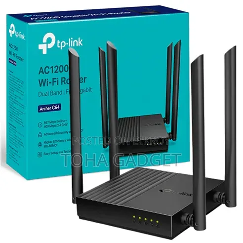 TP-Link Archer C64 AC1200 Dual Band Gigabit Router