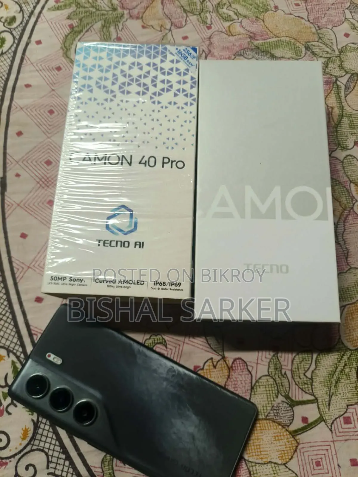 টেকনো ক্যামন ৪০ ২৫৬ জিবি ব্ল্যাক