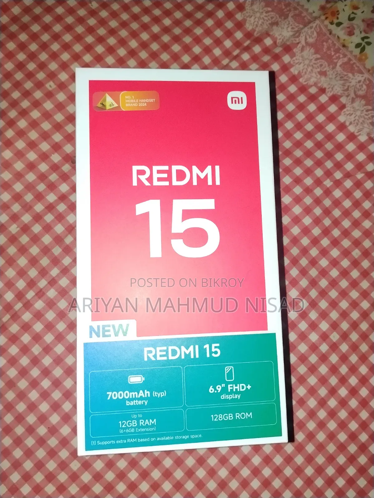 Xiaomi Redmi 15 128 GB Black