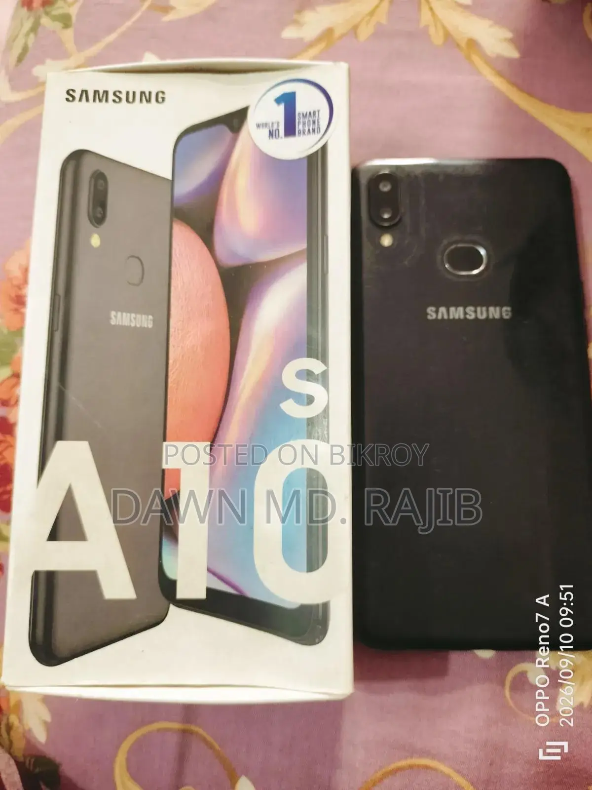 স্যামসাং গ্যালাক্সি এ১০এস ৩২ জিবি ব্ল্যাক