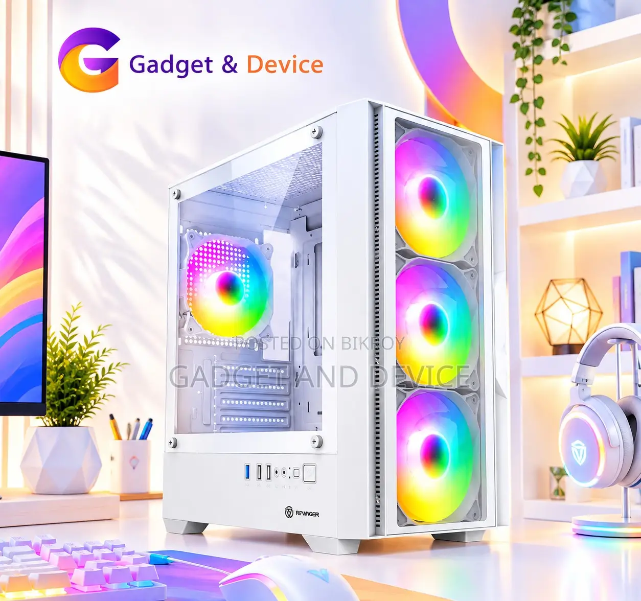 New Desktop Computer 8GB AMD Ryzen 5 SSD 256GB