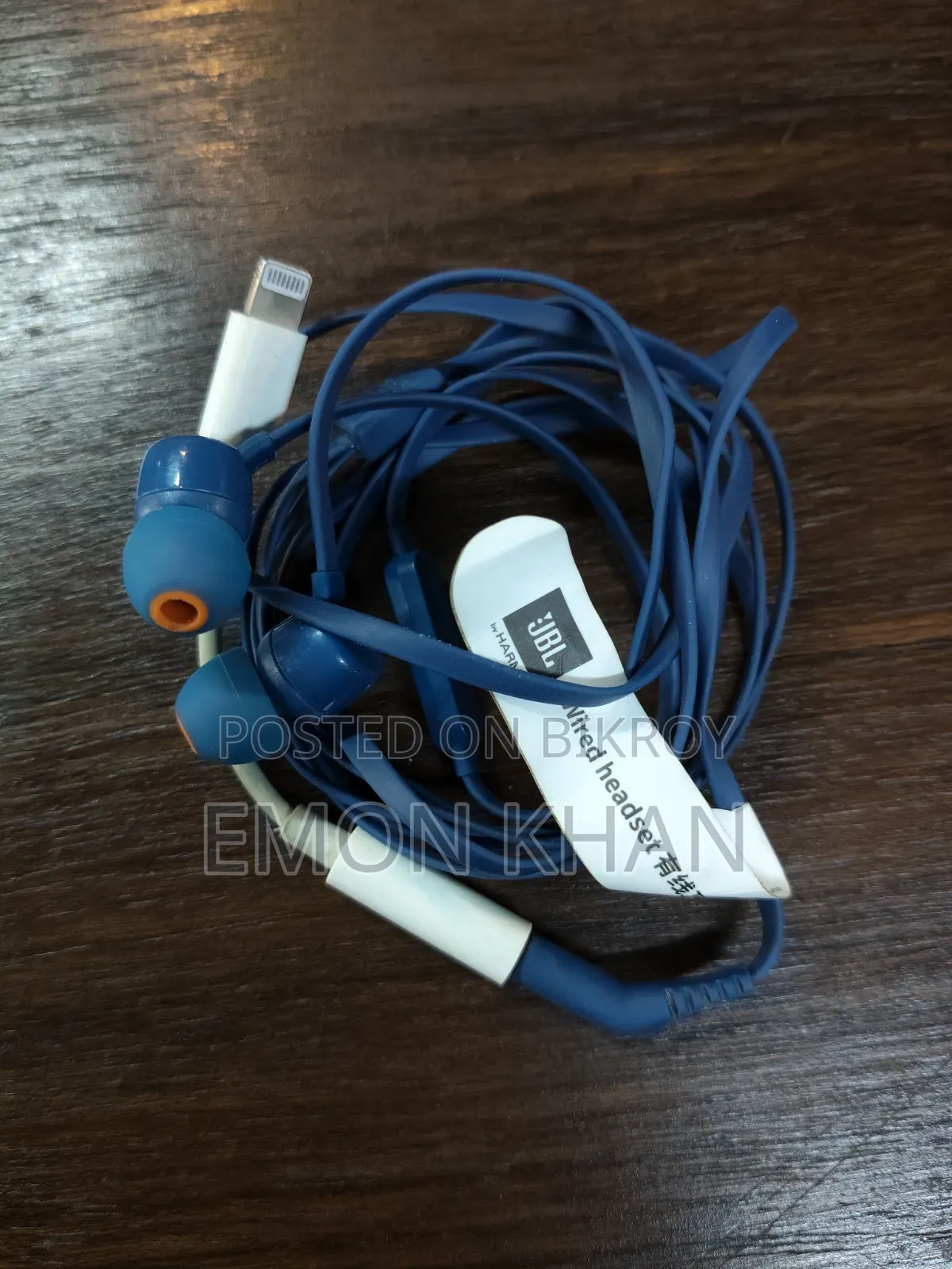 JBL T110 Wired Earphone With Apple Converter