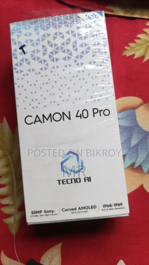 Tecno Camon 40 Pro 4G 256 GB Black