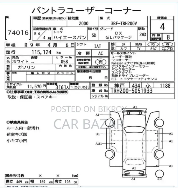 Toyota HiAce 2022 White