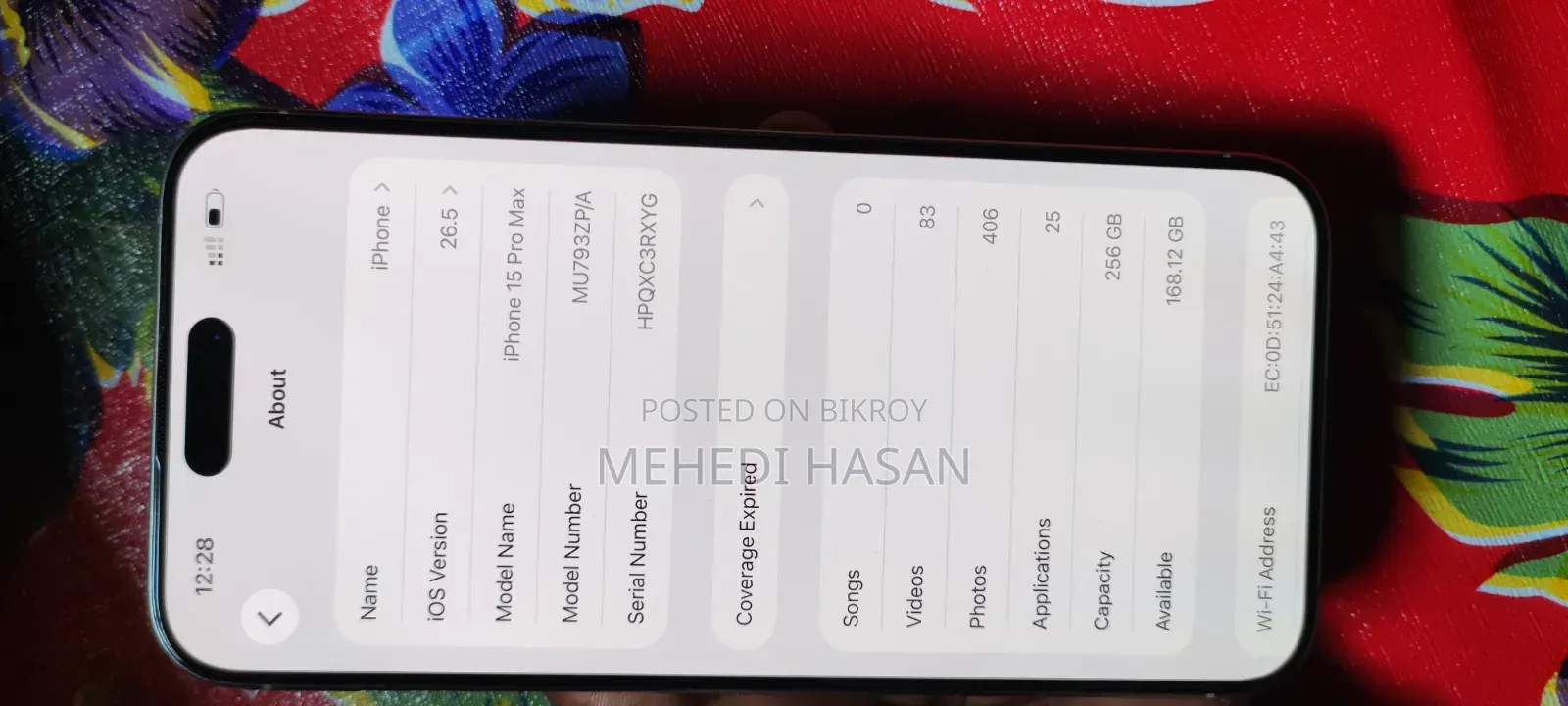 Apple iPhone 15 Pro Max 256 GB White