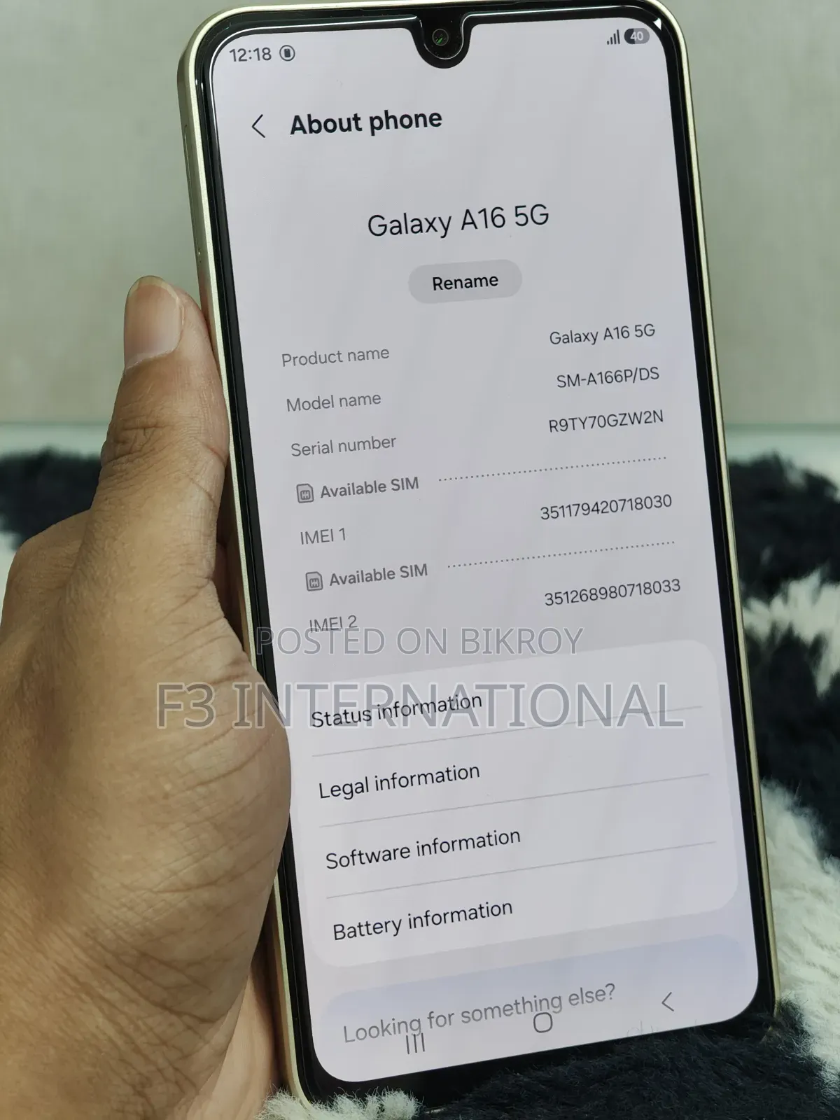 Samsung Galaxy A16 5G 128 GB Gold