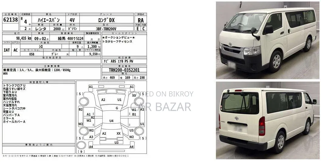 Toyota HiAce 2021 White