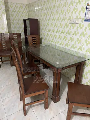 চেয়ার সহ ৬ সিটার ডাইনিং টেবিল বিক্রয়ের জন্য