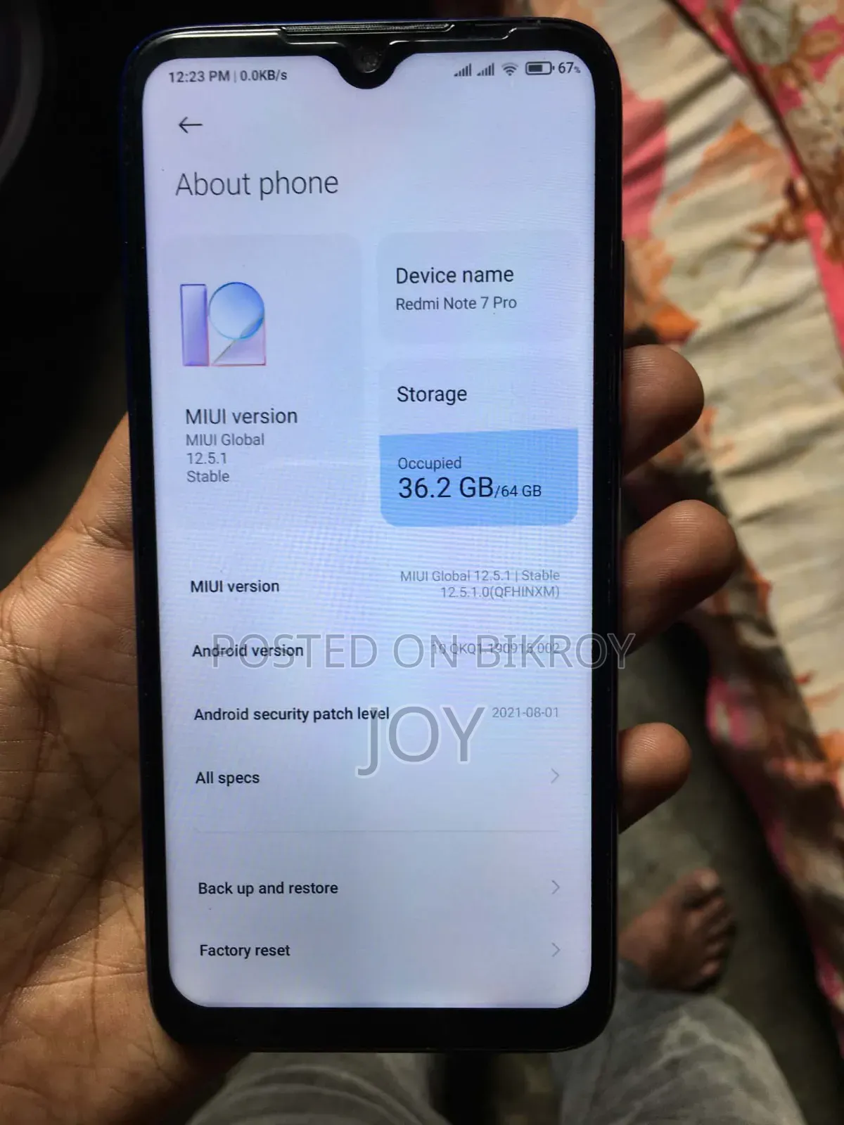 Xiaomi Redmi Note 7 Pro 64 GB Blue