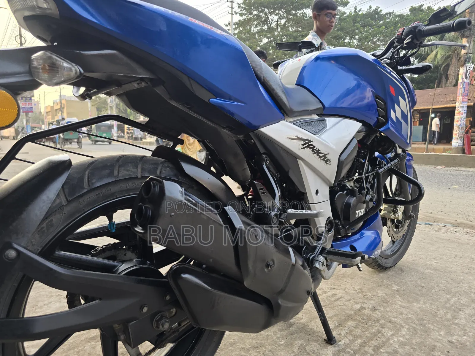 টিভিএস আপাচে আরটিআর ১৬০ ৪ভি ২০২২ নীল