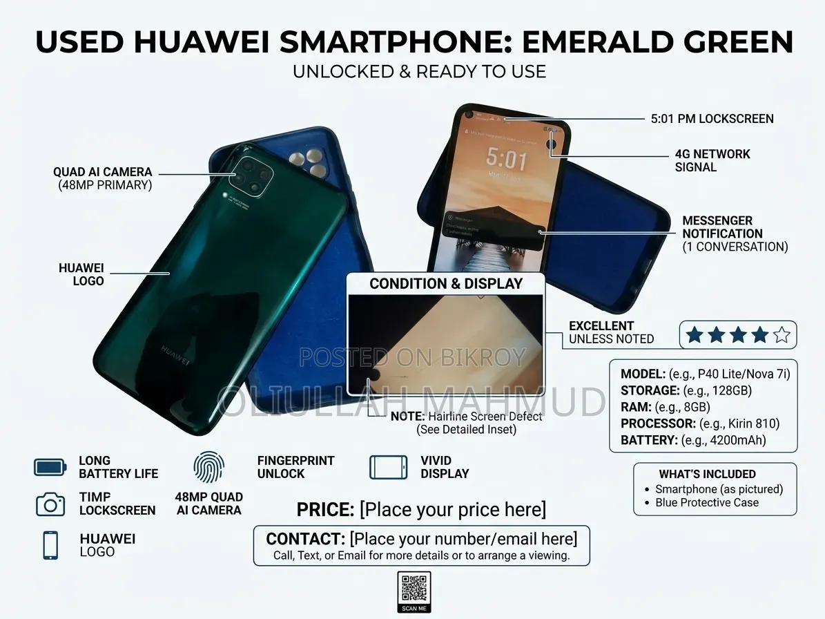 Huawei nova 7i 128 GB Green