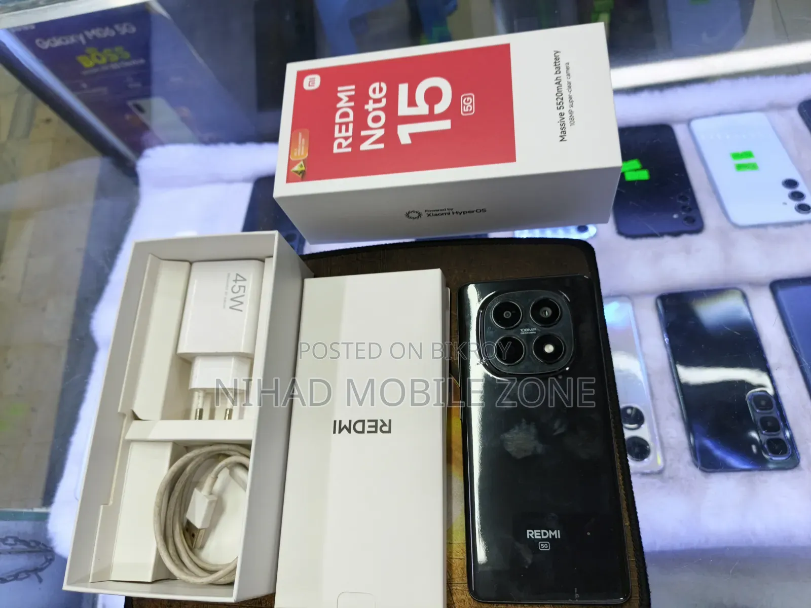শাওমি রেডমি নোট ১৫ ২৫৬ জিবি কালো
