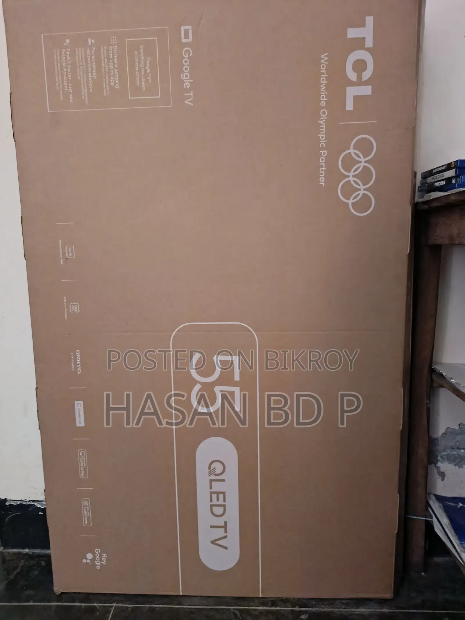 TCL 55P8K 55" UHD QLED Smart Google TV