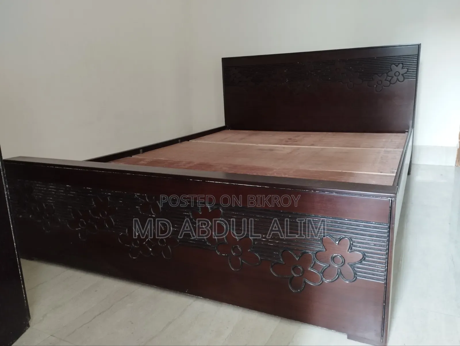 Malaysian Wood 5'*7' Bed