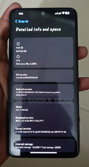 Xiaomi Redmi Note 14 4G 256 GB Black