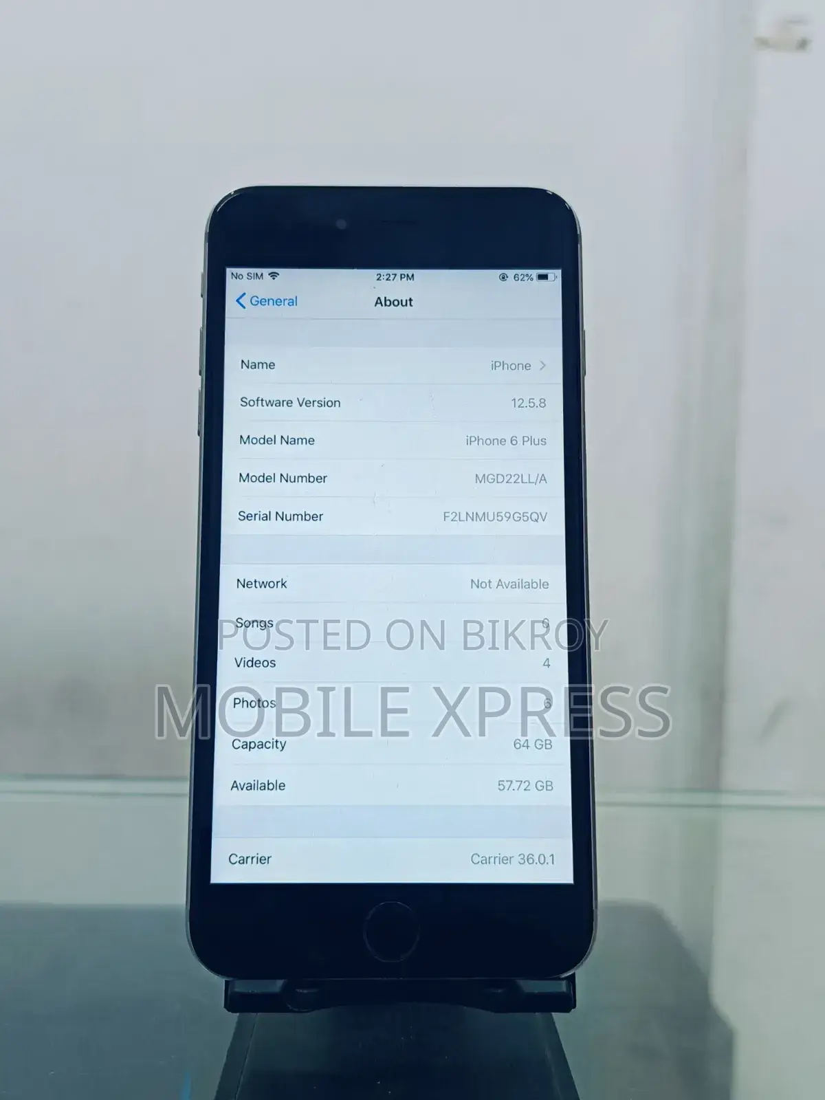 অ্যাপল আইফোন ৬ প্লাস ৬৪ জিবি সাদা