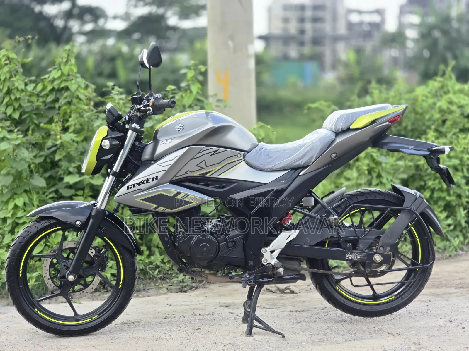 New Suzuki Gixxer 2025 Green