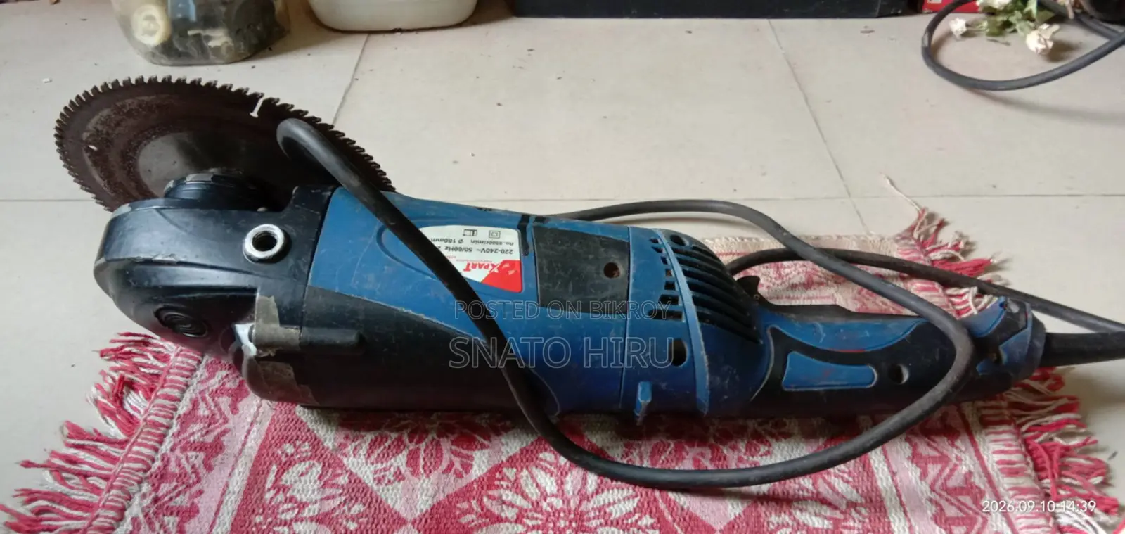 2400-W Wood and Metal Heavy Duty Grinding Machine for Sale