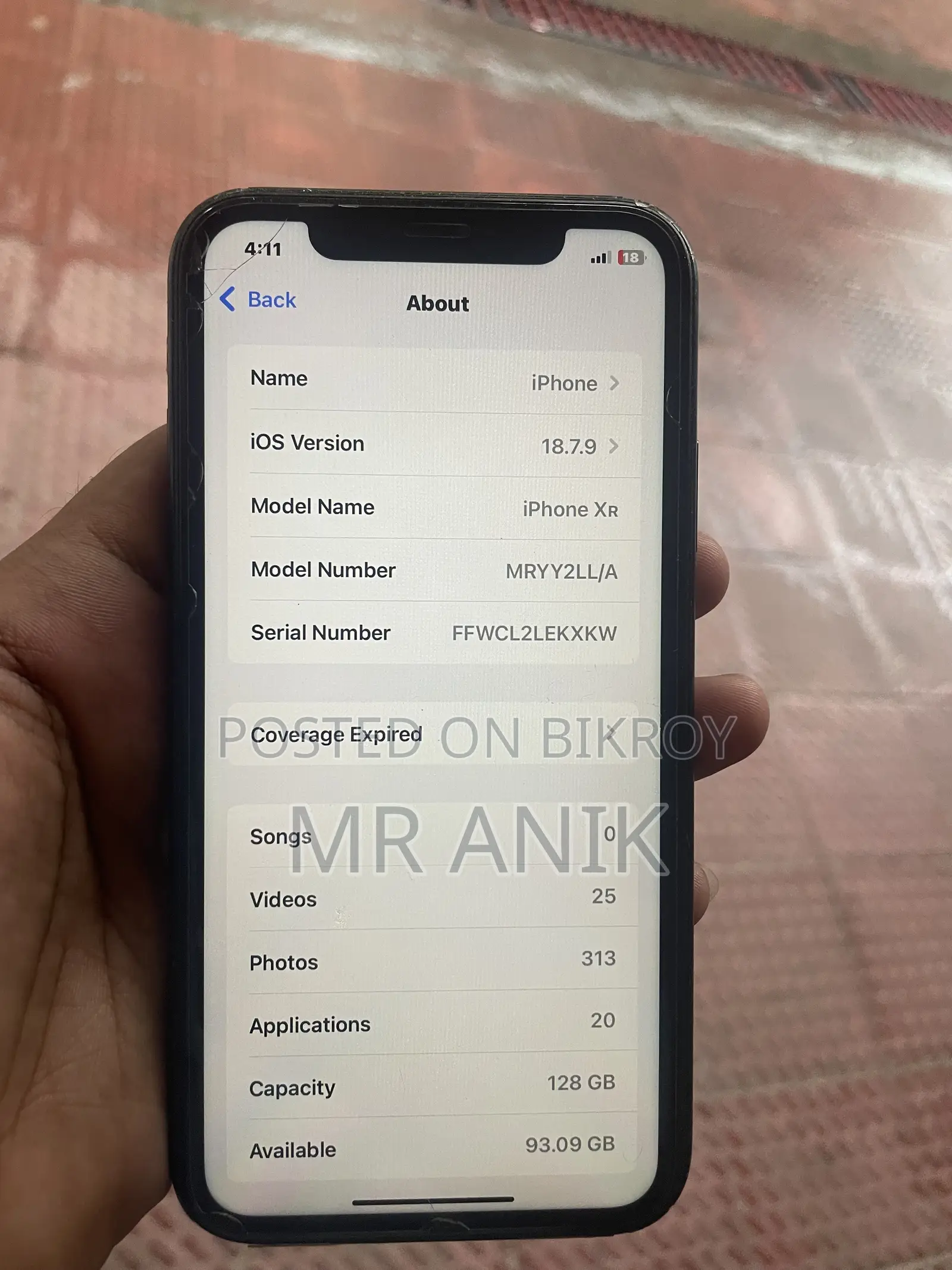 Apple iPhone XR 128 GB Black