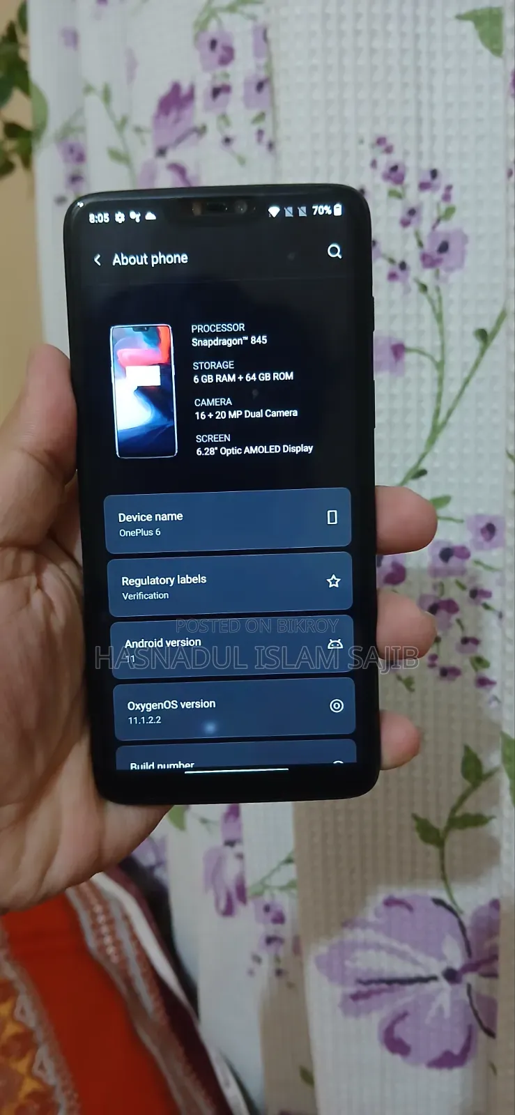 OnePlus 6 64 GB Black
