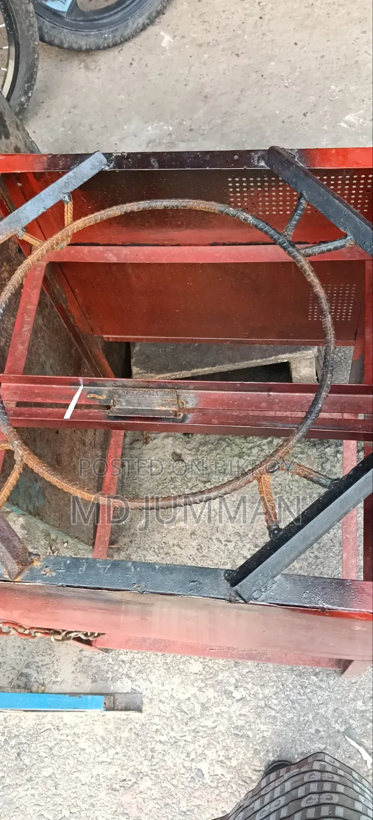 Parota Table and Stove 2 Pcs For Sale