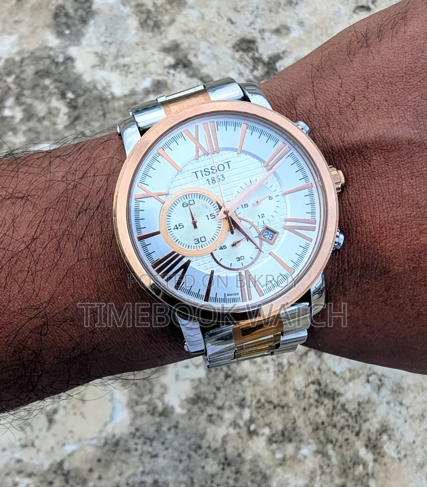 Luxury Timepiece: Tissot 1853 Chronograph L 100% Stainless Steel