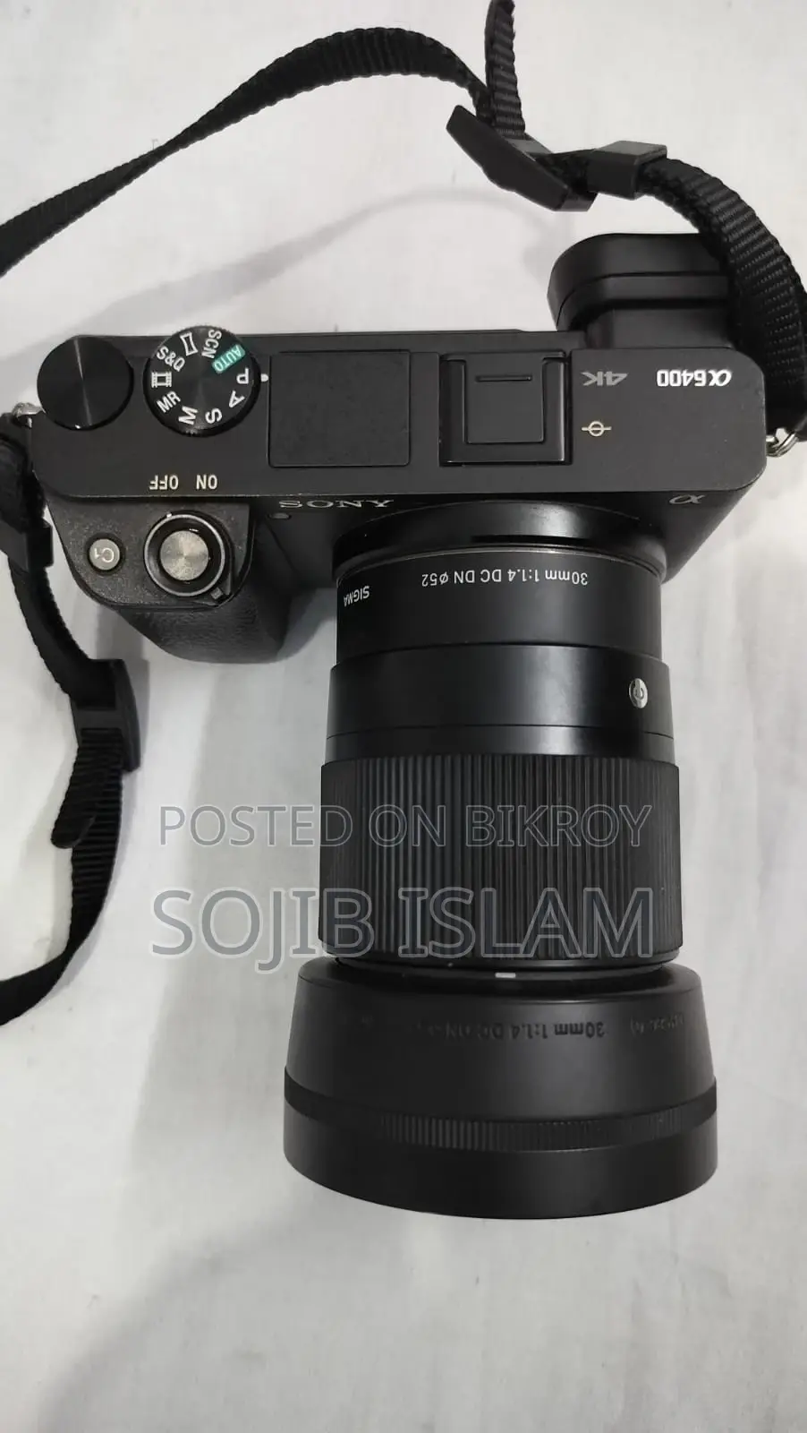 সনি আলফা ৬৪০০ + সিগমা ৩০মিমি — ফ্রেশ কন্ডিশন