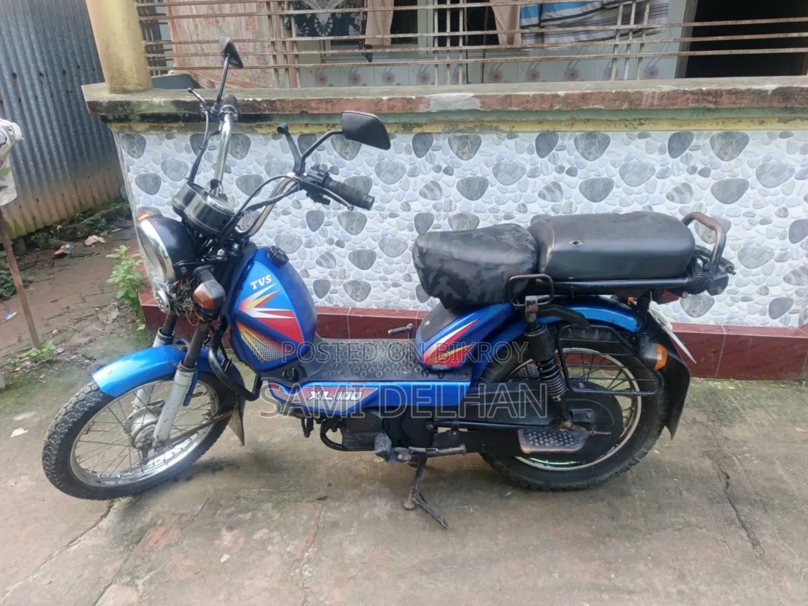 TVS XL 100 2018 Blue