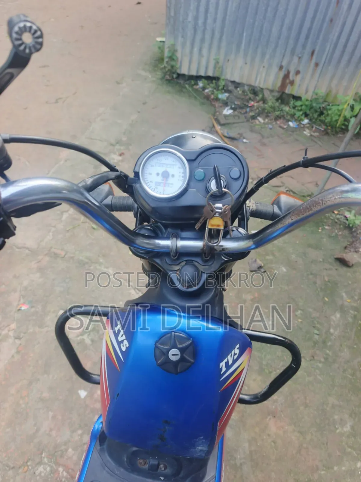 TVS XL 100 2018 Blue