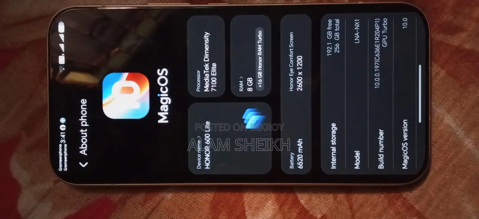 Honor 600 Lite 256 GB Gold