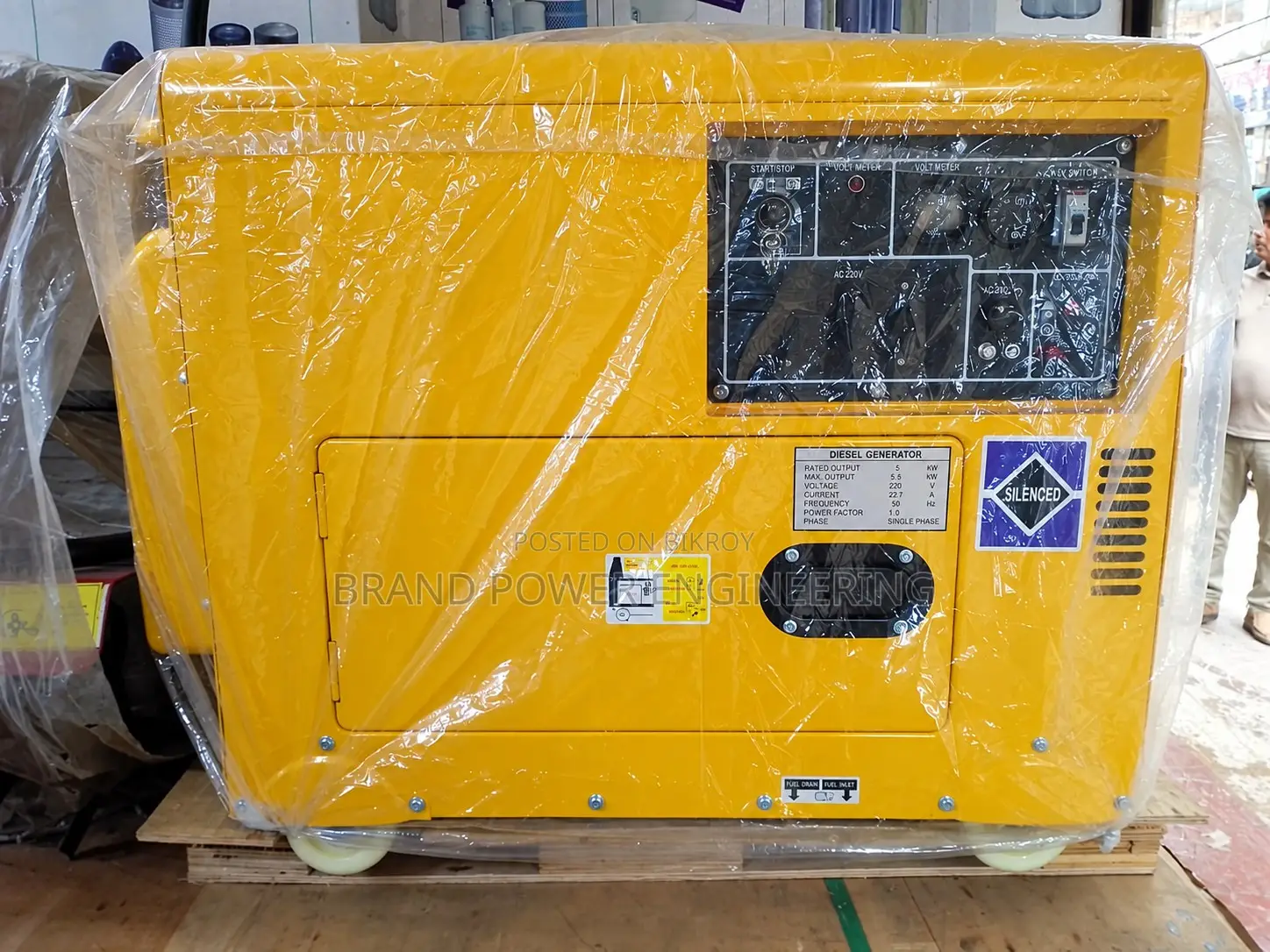 5KW Soundproof Diesel Generator.