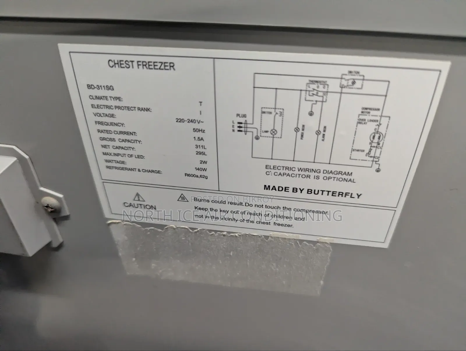 Eco+ Deep Freezer 311 Ltr.