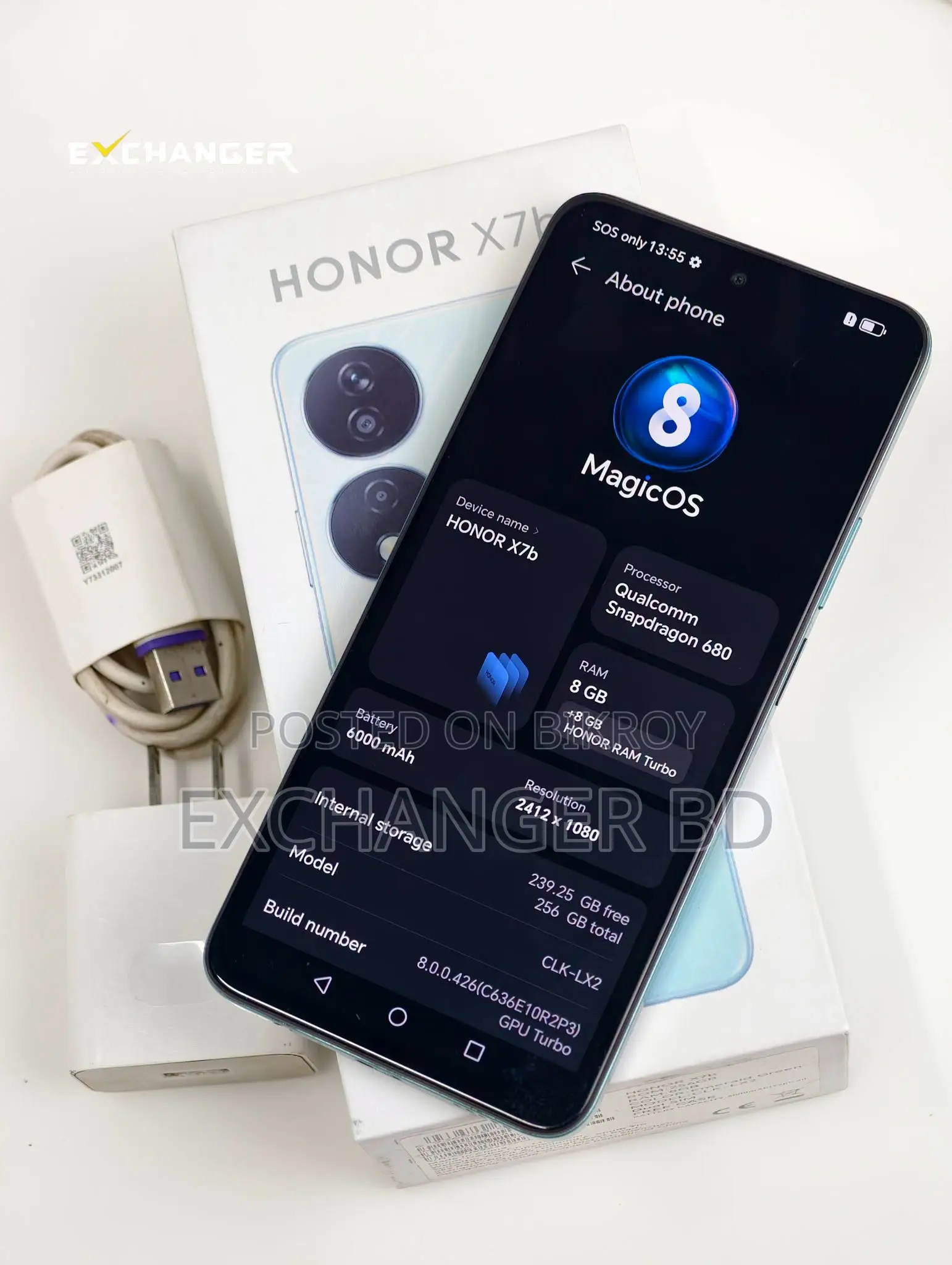 Honor X7d ২৫৬ জিবি নীল