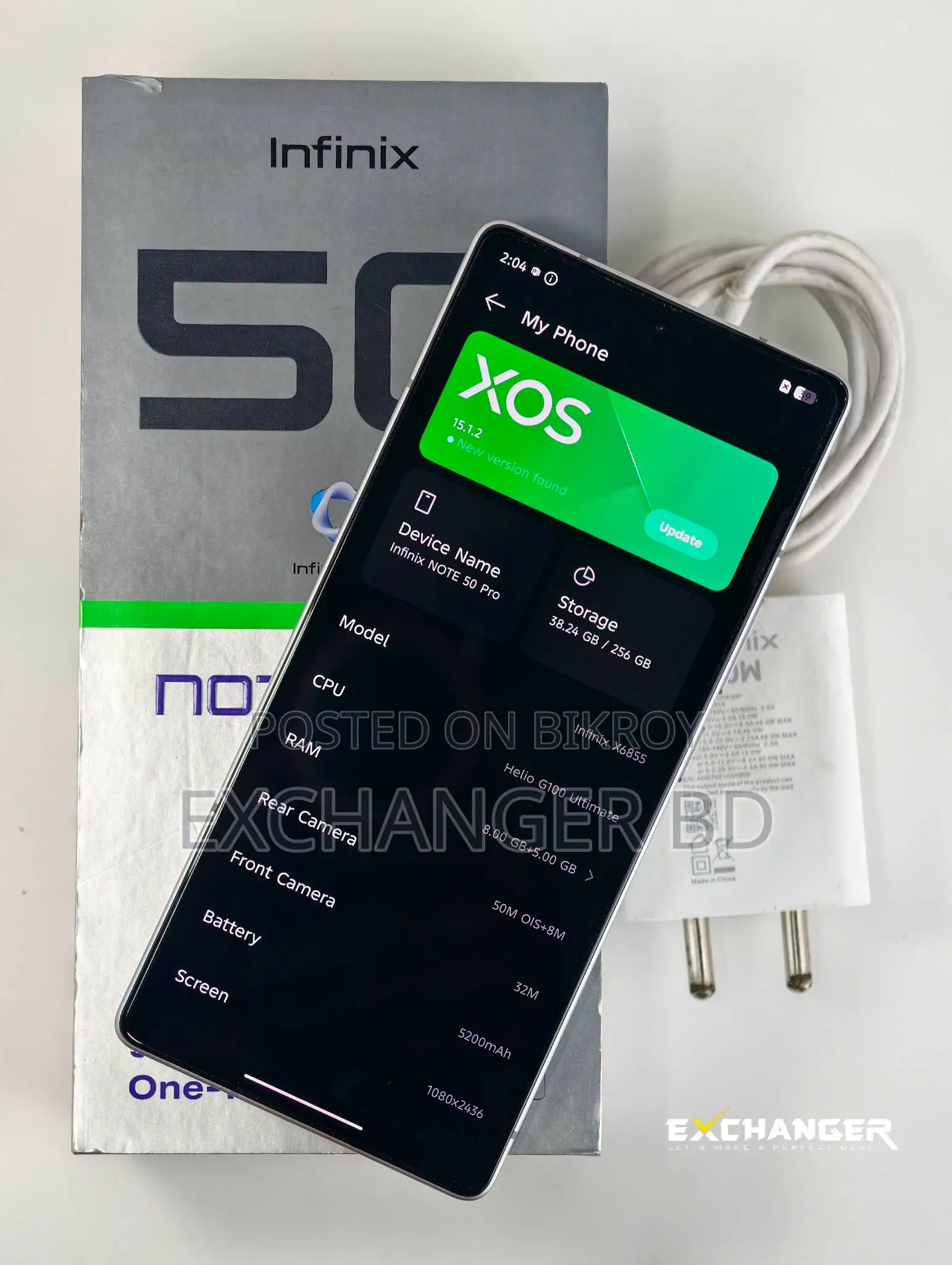 Infinix Note 50 Pro 256 GB Gray